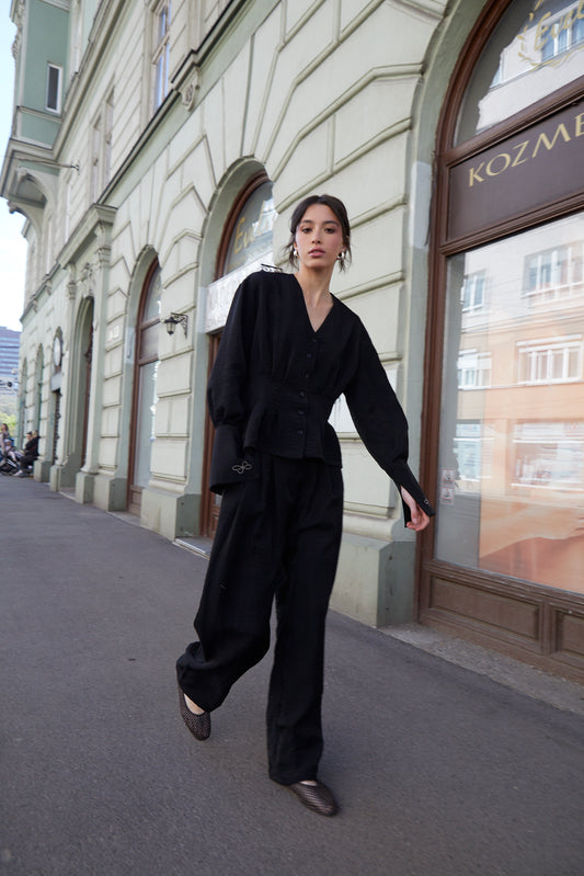 Victoria Nohavice Black