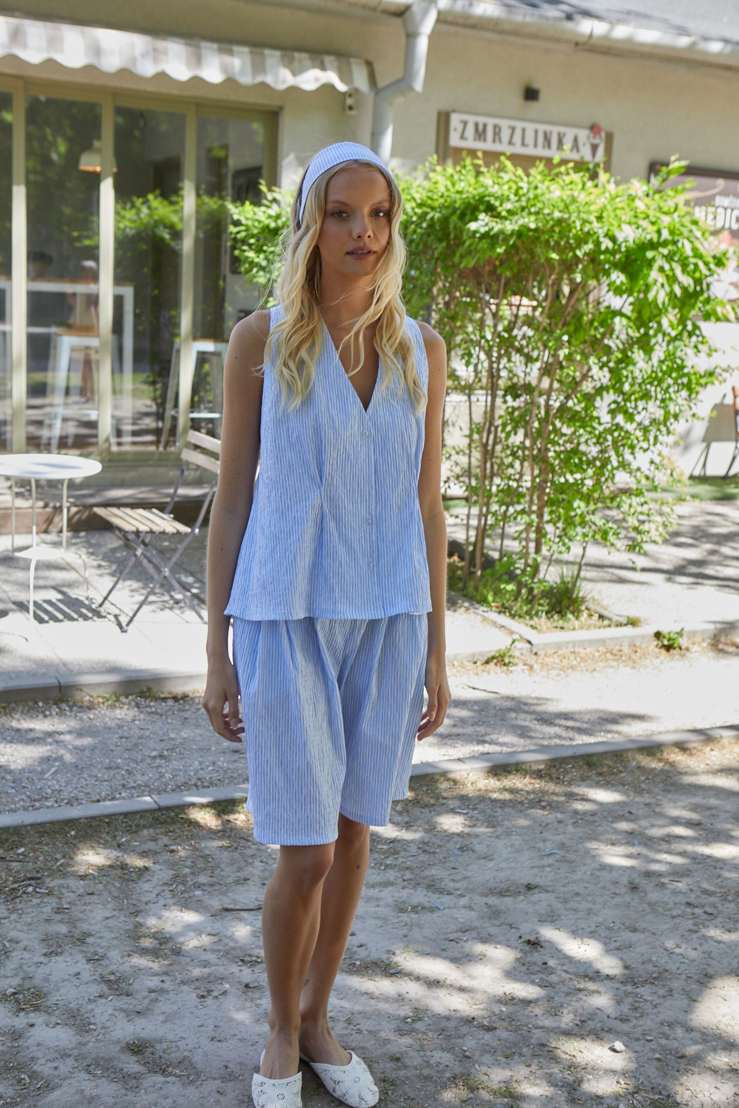 Daisy Bermudy Sky Blue