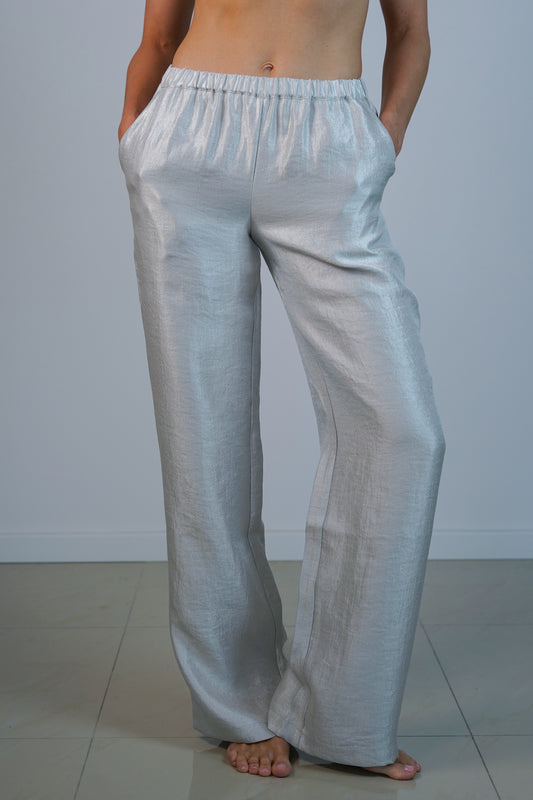 Rhea Nohavice Strieborné