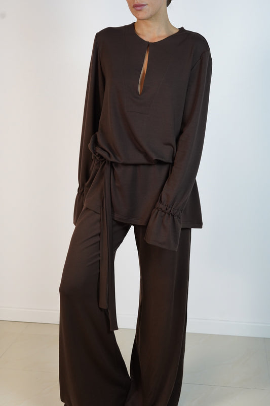 Sienna Skirt Top Hnedý