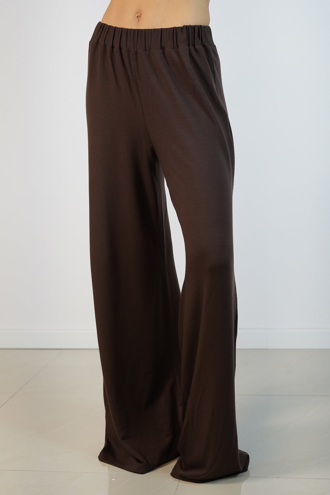 Sienna Pants Wide Chcocolate Brown