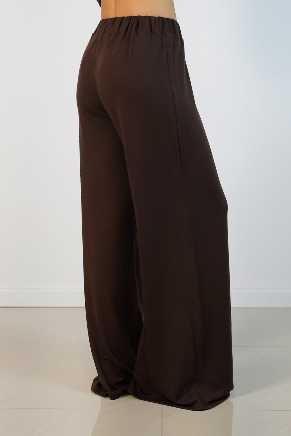 Sienna Pants Wide Chcocolate Brown