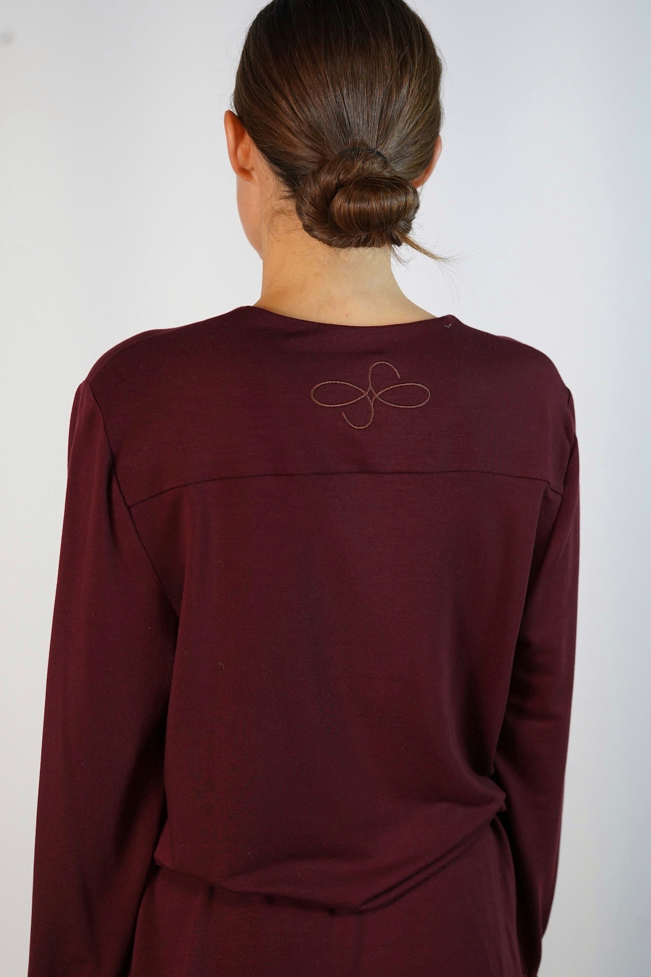 Sienna Skirt Top Bordový 