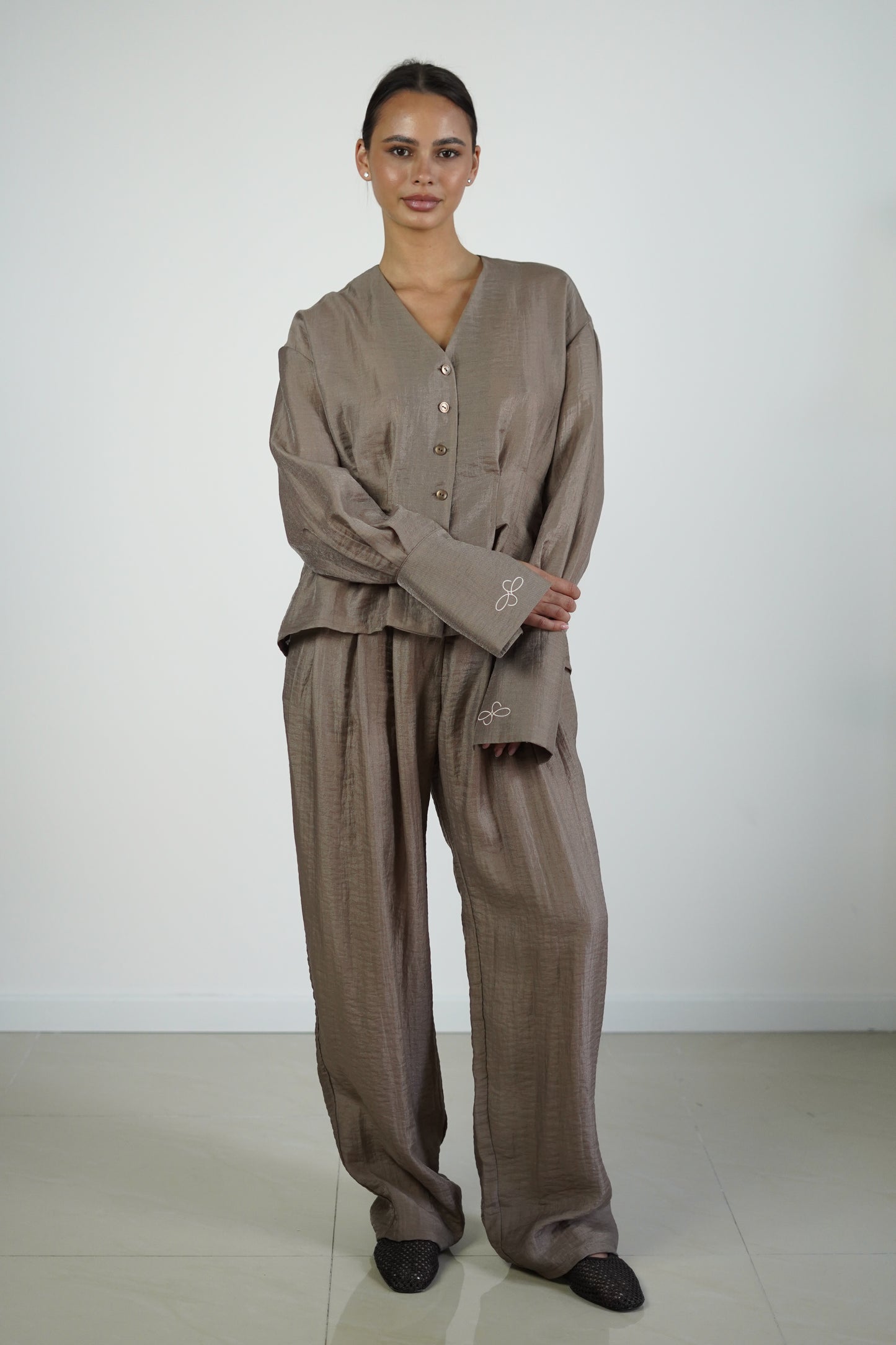 Victoria Long Pants Dark Sand