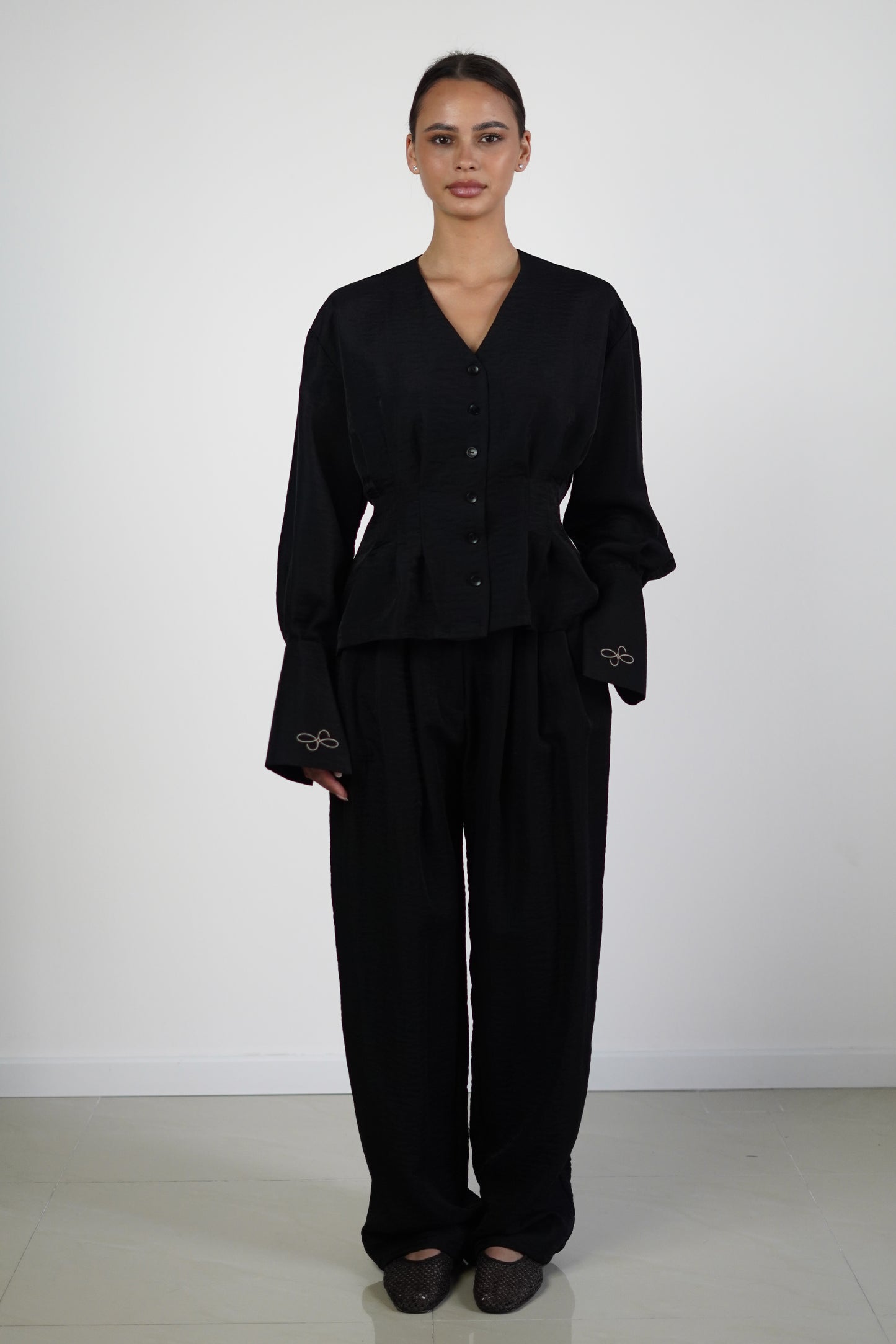 Victoria Blouse Shimmery Black