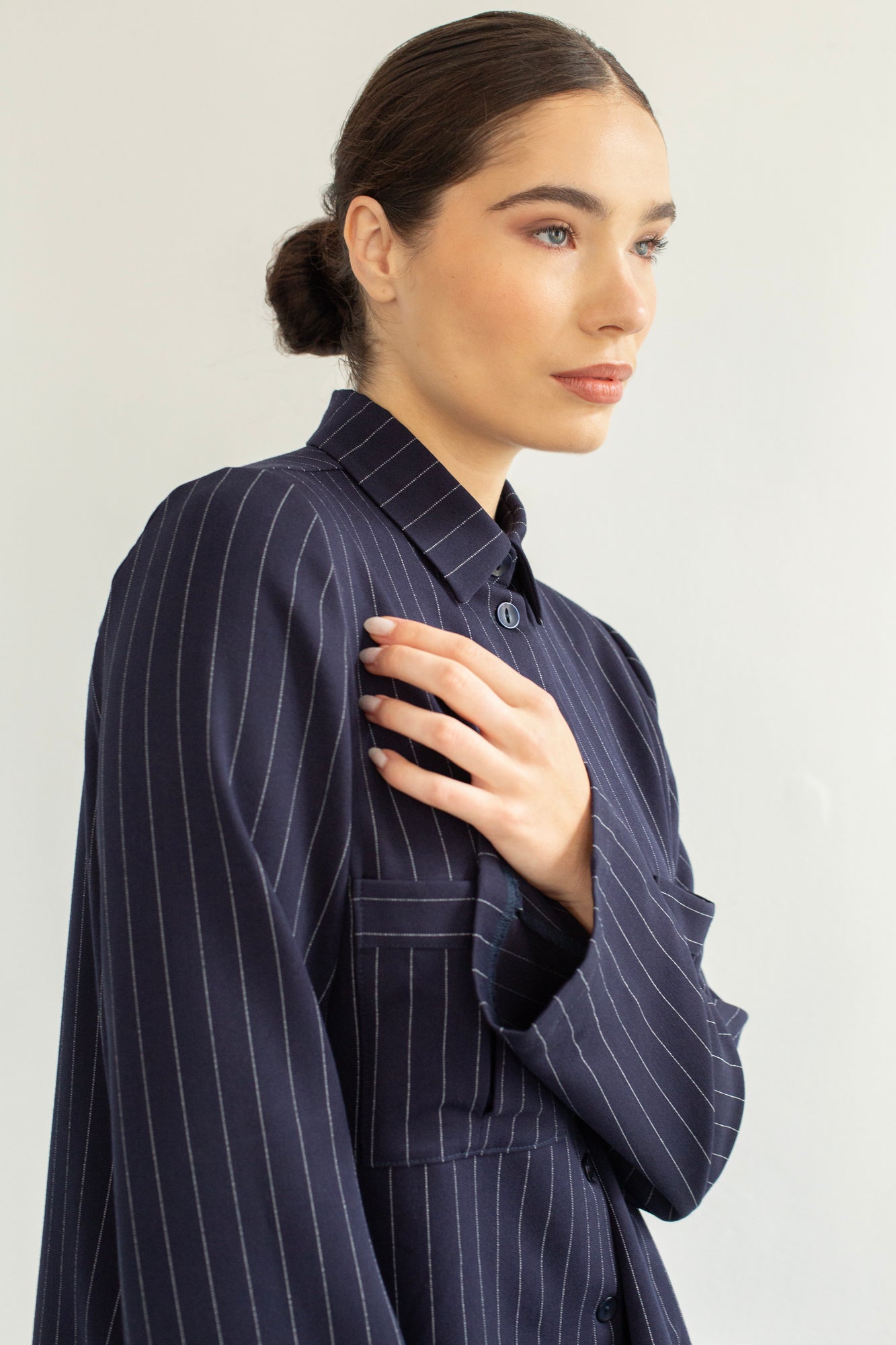 Bianca Shirt Navy Blue