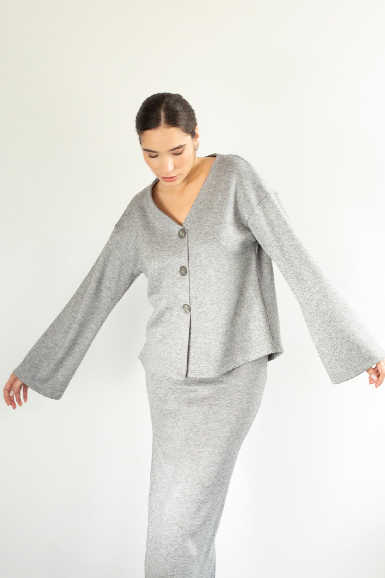 Bridgette Cardigan Grey