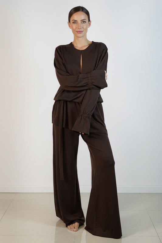 Sienna Skirt Top Hnedý