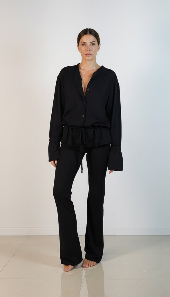 Sienna Nohavice Úzke Čierne