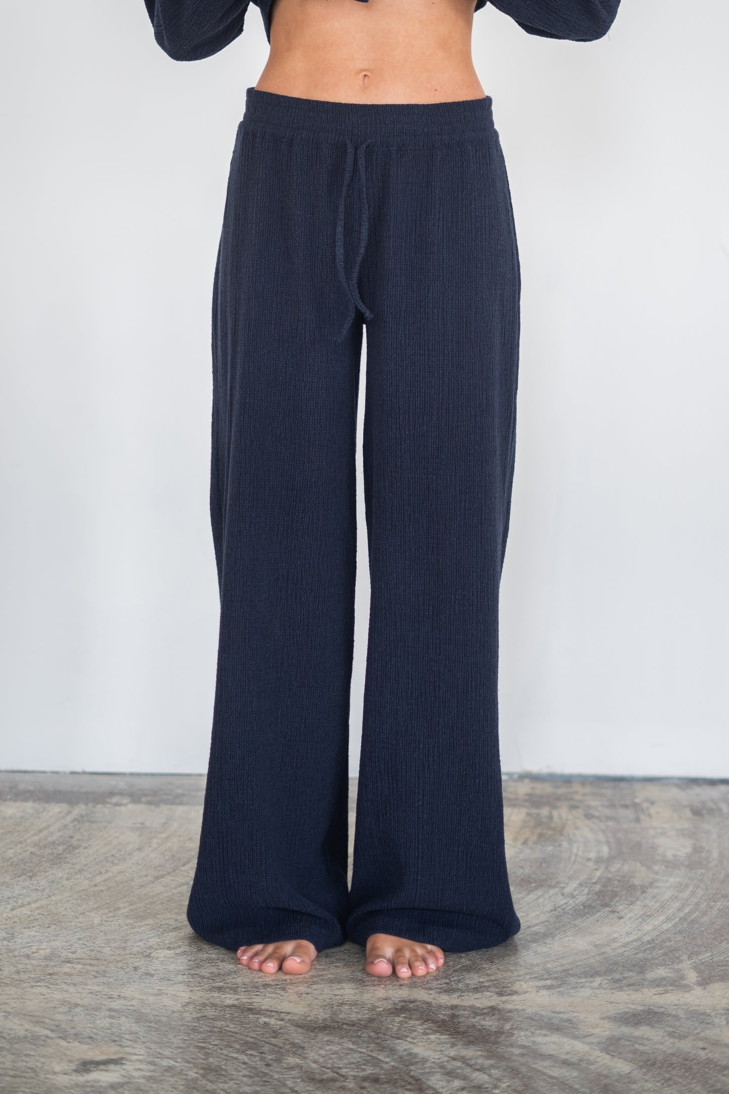 FLEUR PANTS NAVY BLUE